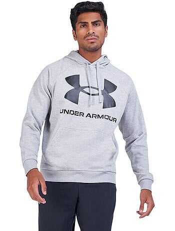 Sudadera rival logotipo grande de polar entrenamiento para hombre - under armour