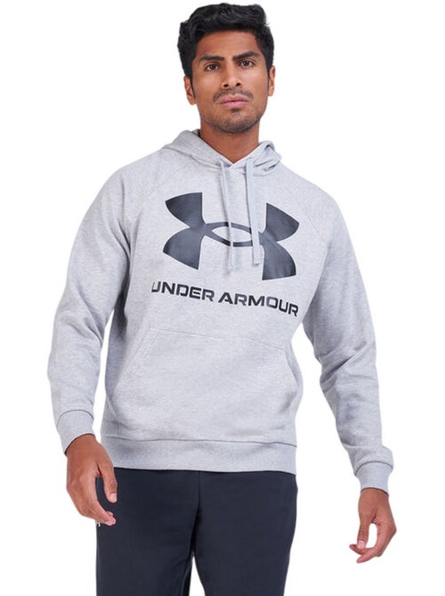 Sudadera rival logotipo grande de polar entrenamiento para hombre - under armour - Kiabi