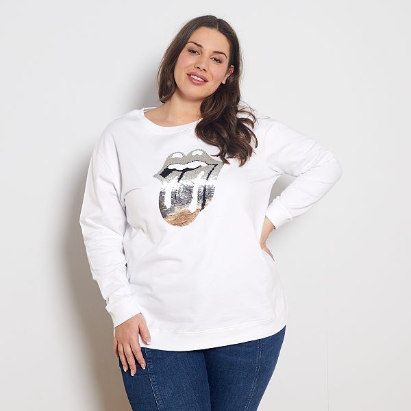 sudadera rolling stones mujer