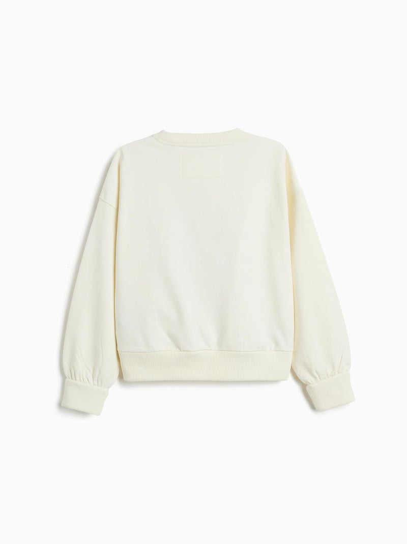 Sudadera 'Rolling Stones', MO Fashion Blanco - Kiabi