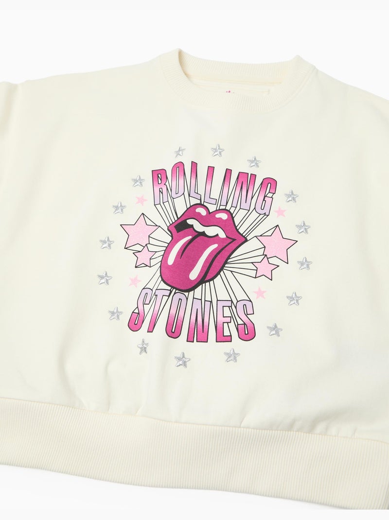 Sudadera 'Rolling Stones', MO Fashion Blanco - Kiabi