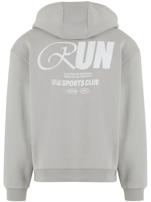 Sudadera run sports club diseño estampado en espalda de suave para hombre - mister tee - Kiabi