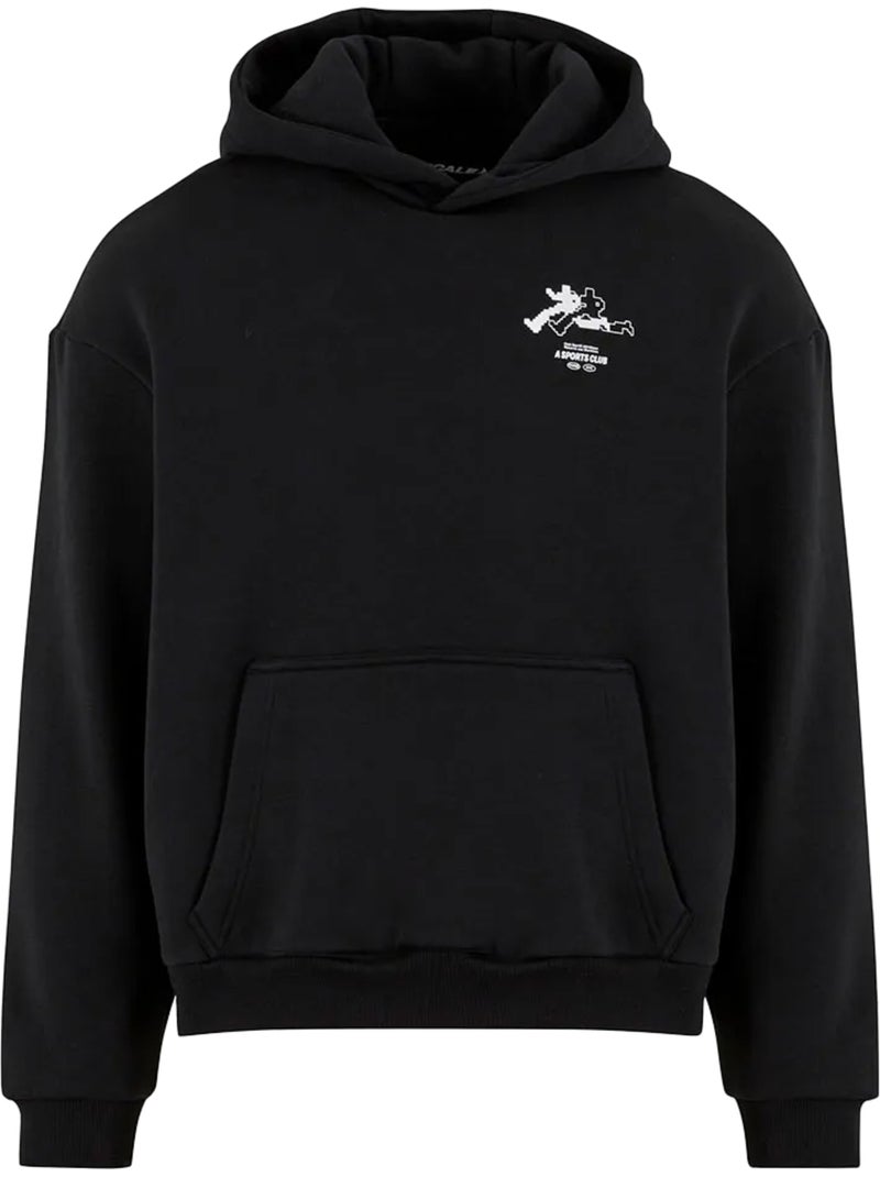 Sudadera run sports club para hombre - mister tee Negro - Kiabi