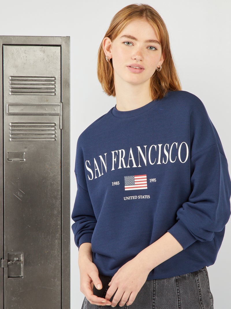 Sudadera 'San Francisco' de chándal AZUL - Kiabi