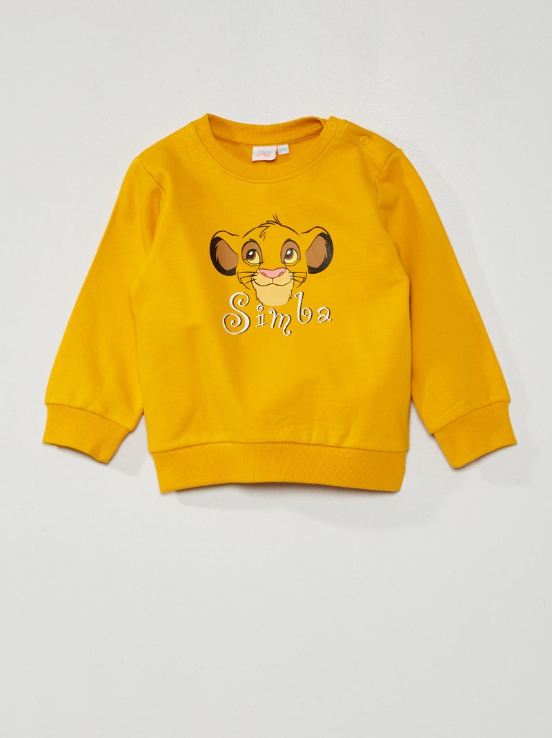 Sudadera 'Simba' 'Disney' amarillo - Kiabi