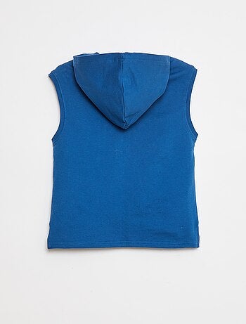 Sudadera sin mangas con capucha