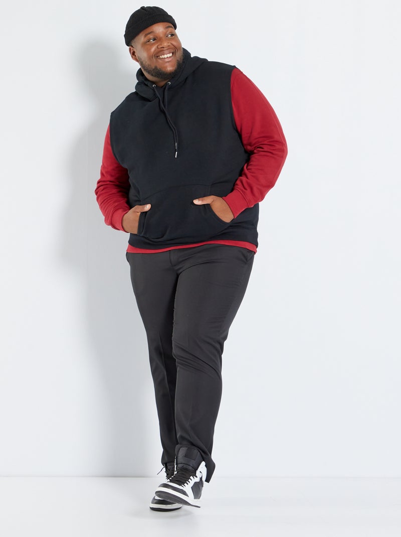 Sudadera sin mangas con capucha Negro - Kiabi