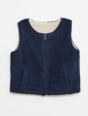 Sudadera sin mangas reversible