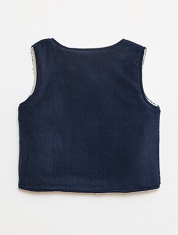 Sudadera sin mangas reversible