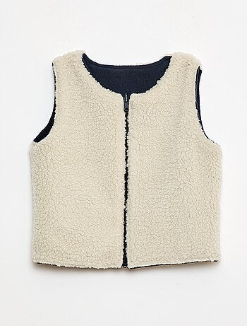 Sudadera sin mangas reversible