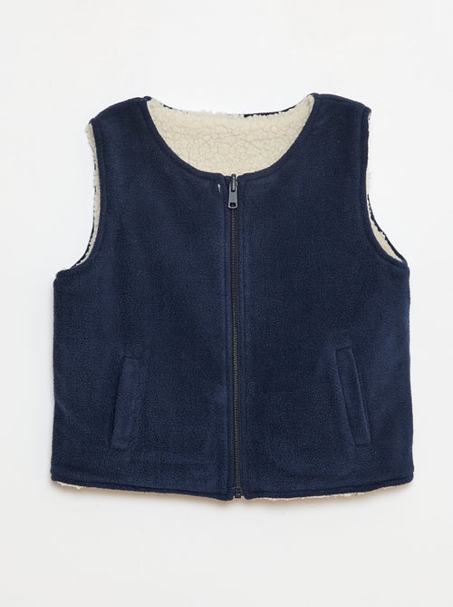 Sudadera sin mangas reversible - Kiabi
