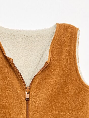 Sudadera sin mangas reversible