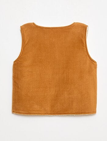 Sudadera sin mangas reversible