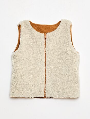 Sudadera sin mangas reversible