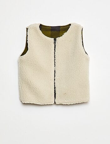Sudadera sin mangas reversible