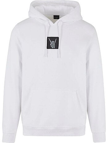 Sudadera skelett patch para hombre - mister tee