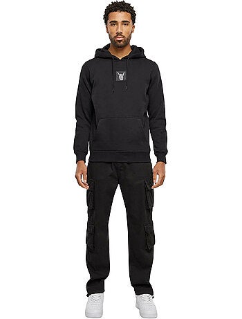Sudadera skelett patch para hombre - mister tee