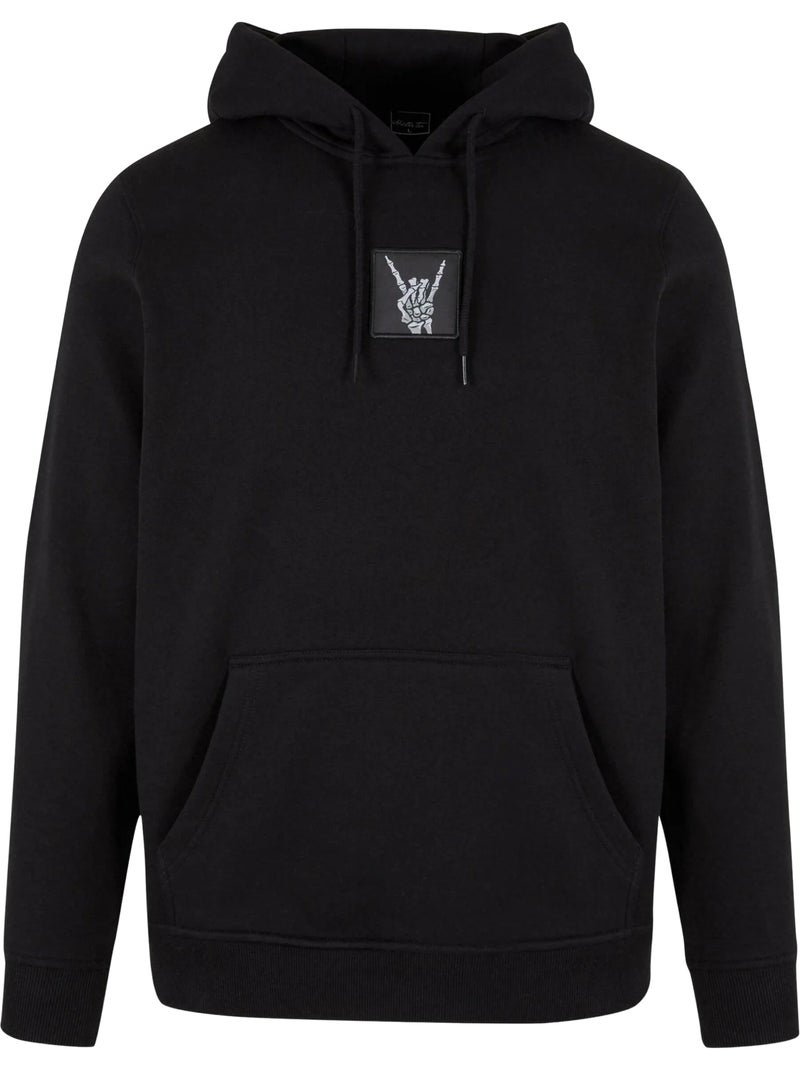 Sudadera skelett patch para hombre - mister tee Negro - Kiabi