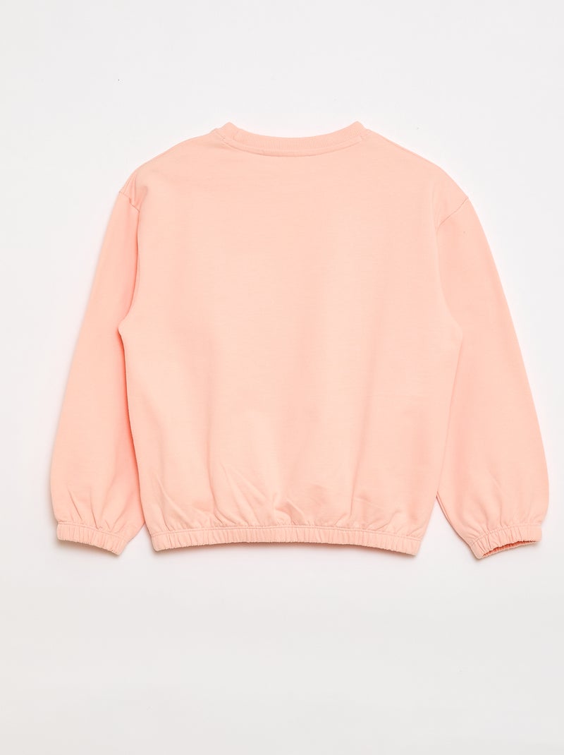 Sudadera 'Snoopy' de manga larga Naranja - Kiabi