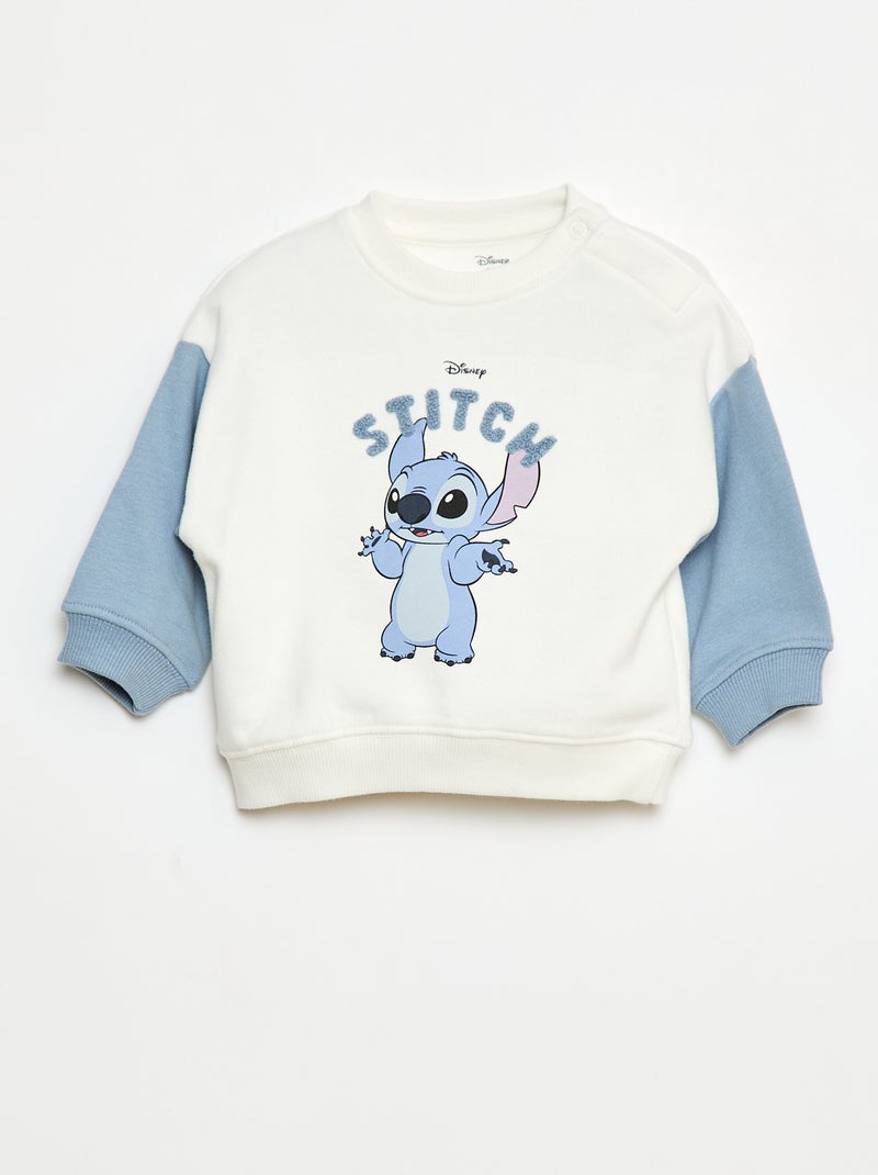 Sudadera 'Stitch' 'Disney' con cuello redondo Azul - Kiabi