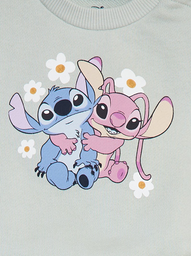 Sudadera 'Stitch' 'Disney' con volantes en las mangas AZUL - Kiabi