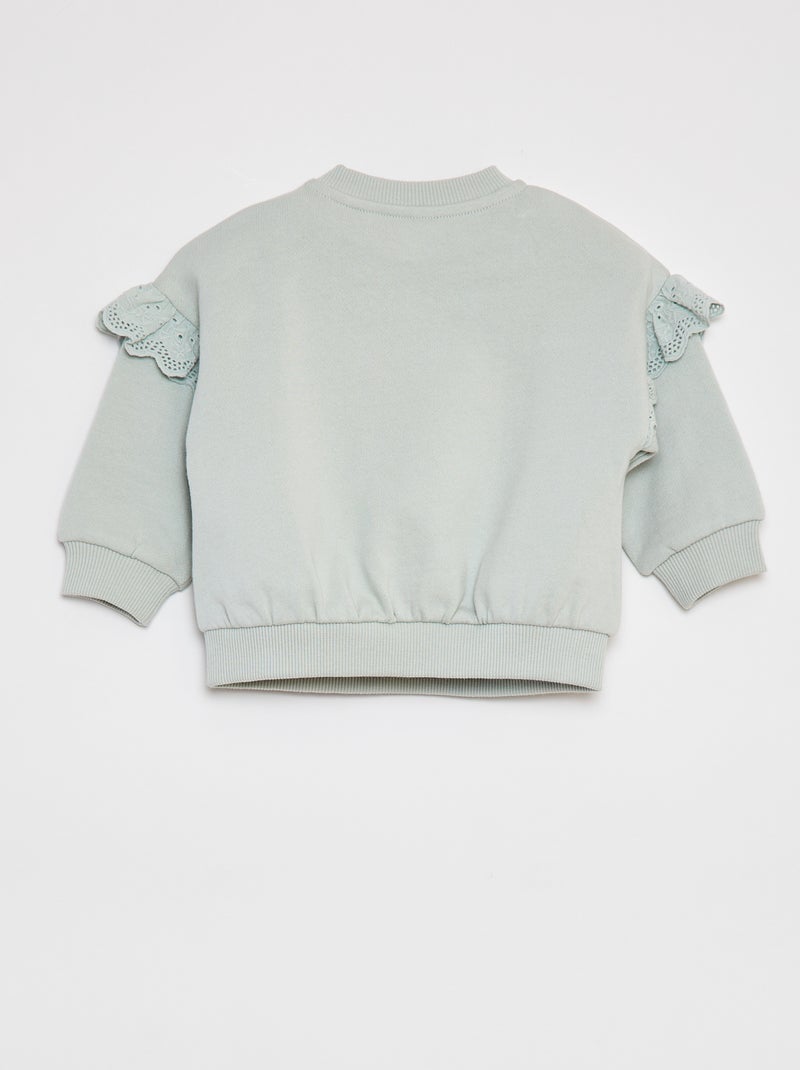 Sudadera 'Stitch' 'Disney' con volantes en las mangas AZUL - Kiabi