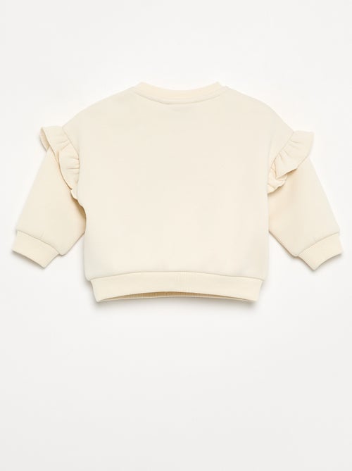 Sudadera 'Stitch' 'Disney' con volantes en los hombros - Kiabi