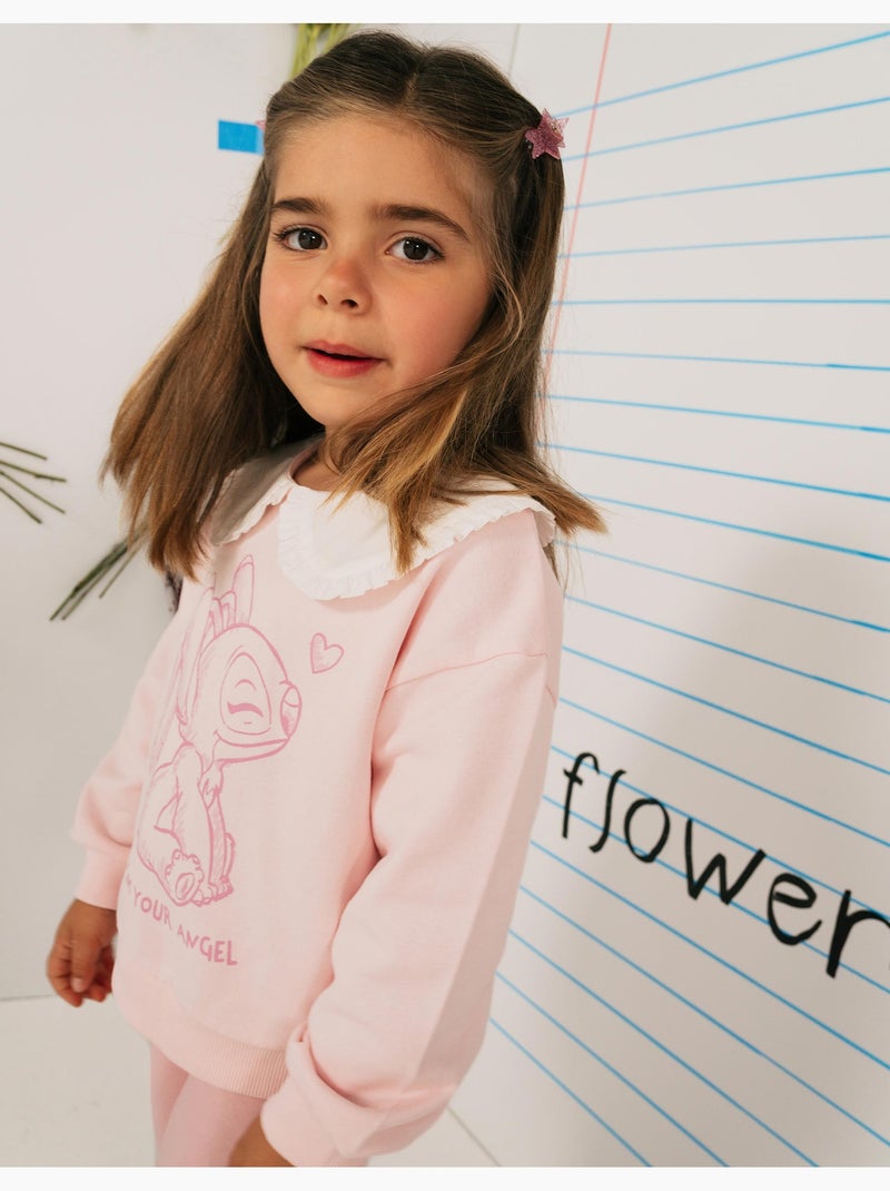 Sudadera 'stitch'©disney, mo fashion Rosa - Kiabi