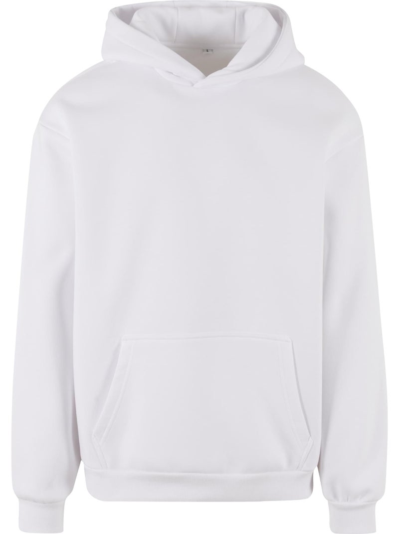 Sudadera suave para hombre - build your brand Blanco - Kiabi