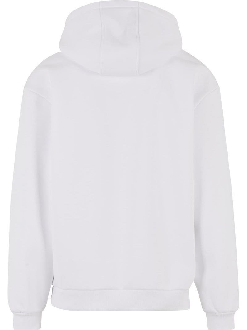 Sudadera suave para hombre - build your brand Blanco - Kiabi
