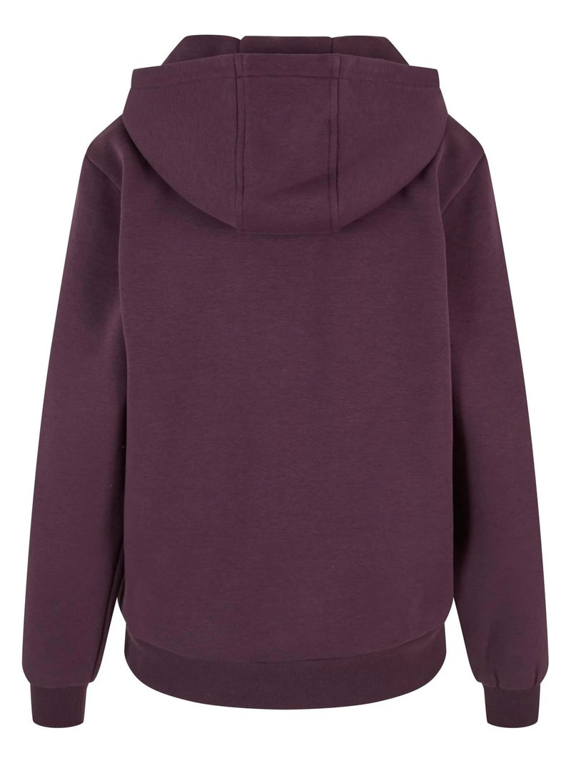 Sudadera suave para mujer - urban classics Violeta ciruela - Kiabi