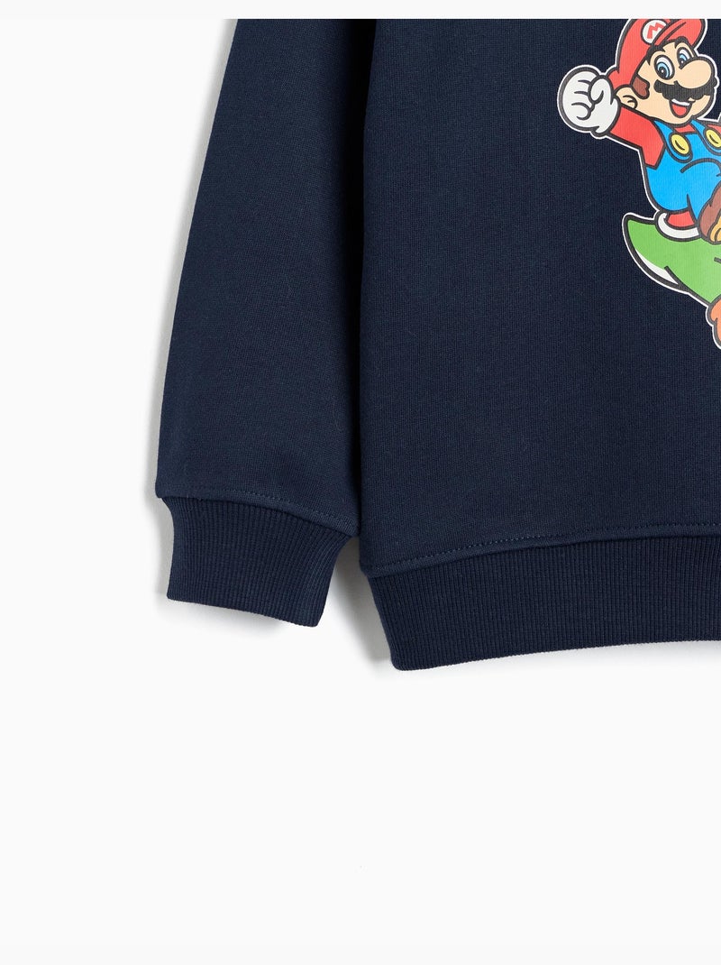 Sudadera 'super mario', mo fashion Azul - Kiabi