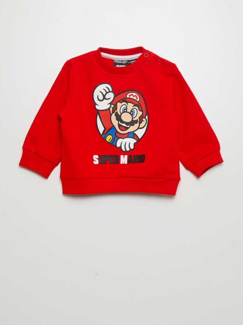 Sudadera 'Super Mario' ROJO - Kiabi