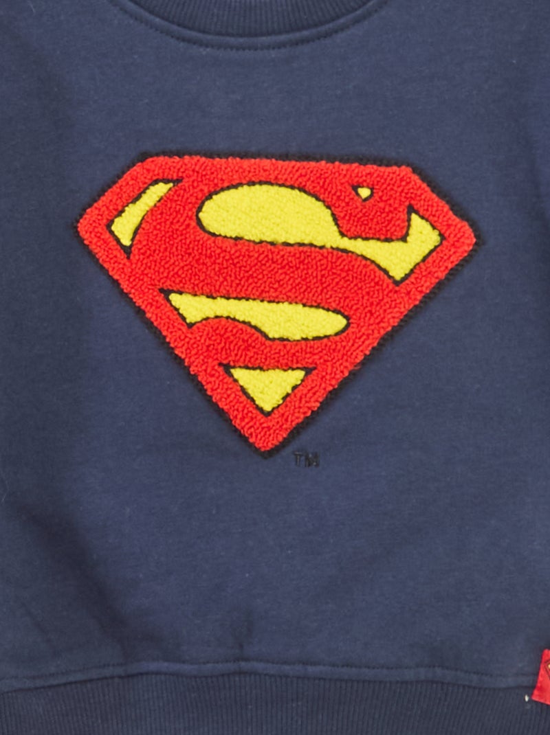 Sudadera 'Superman' 'DC Comics' de cuello redondo Azul - Kiabi