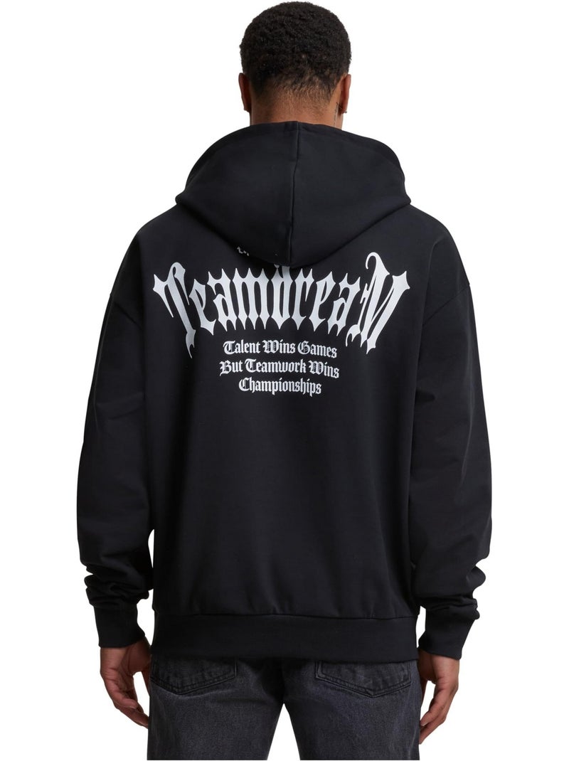 Sudadera teamdream de ultrapesada para hombre - mister tee Negro - Kiabi