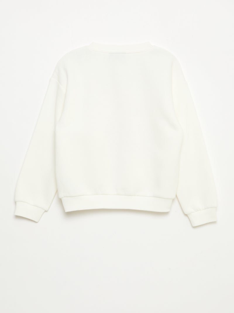 Sudadera 'The Rolling Stones' cuello redondo Blanco - Kiabi