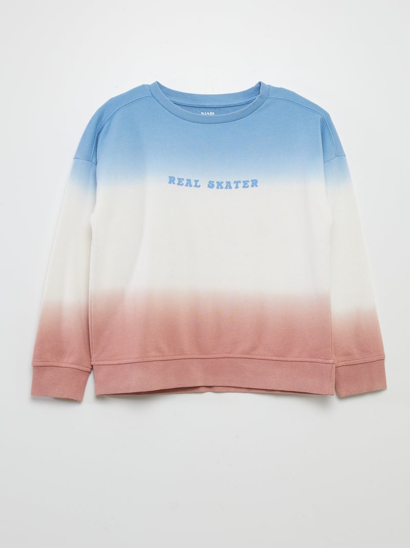 Sudadera tie-dye AZUL - Kiabi