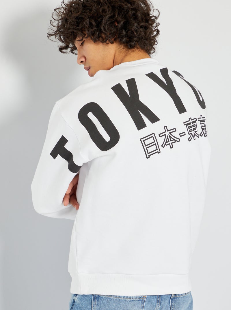 Sudadera 'Tokyo' Blanco - Kiabi