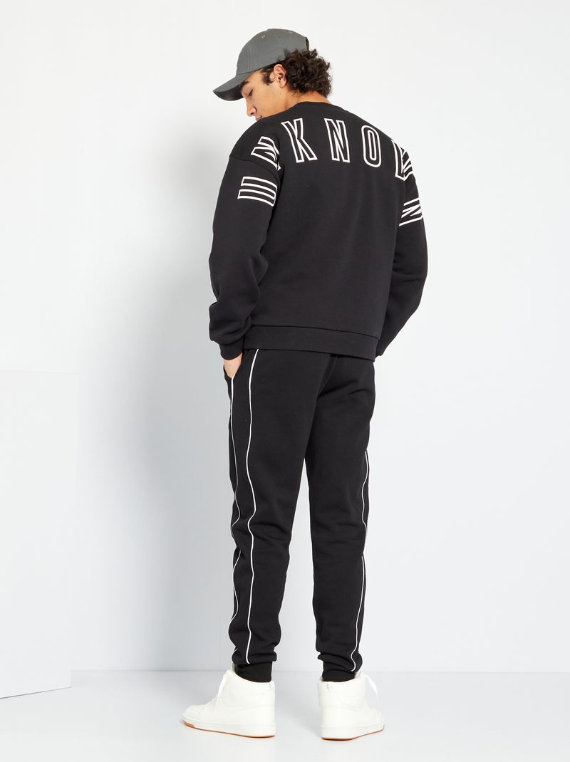 Sudadera 'Tokyo' Negro - Kiabi