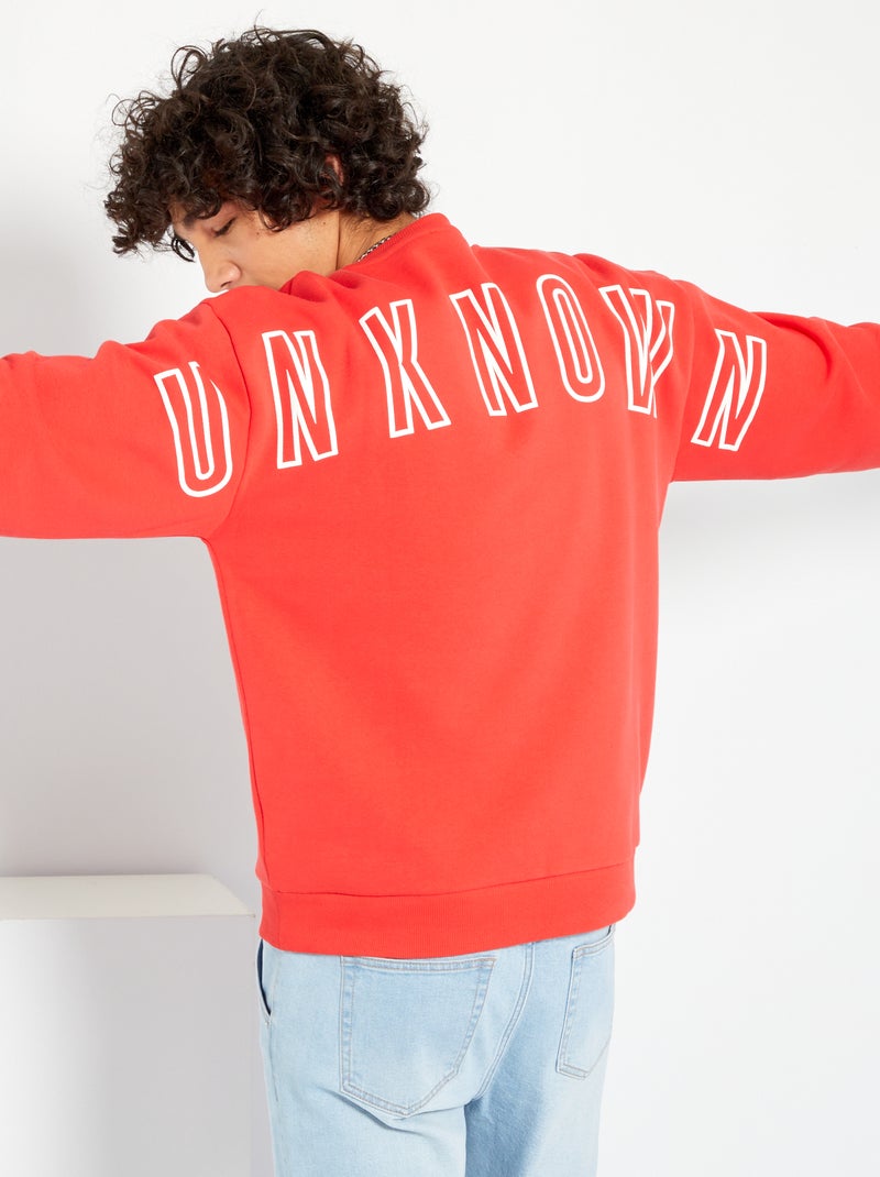 Sudadera 'Tokyo' rojo china - Kiabi