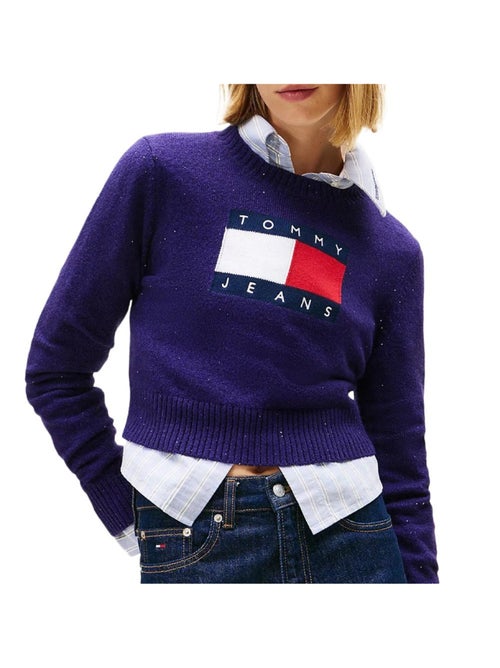 Sudadera Tommy Hilfiger con Lentejuelas para Mujer - Kiabi
