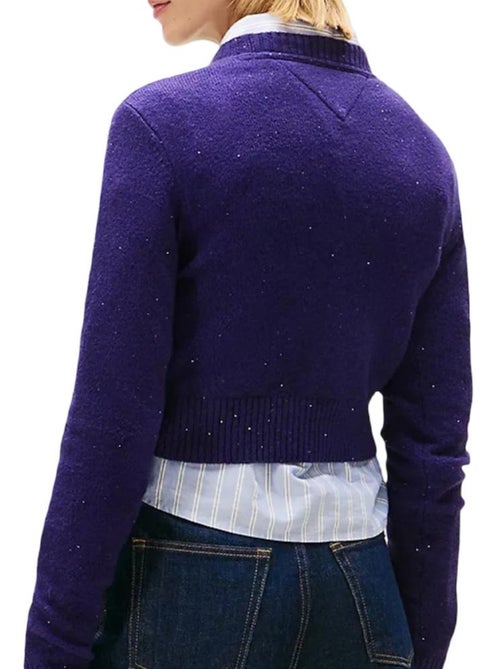 Sudadera Tommy Hilfiger con Lentejuelas para Mujer - Kiabi Sudadera Tommy Hilfiger con Lentejuelas para Mujer - Kiabi