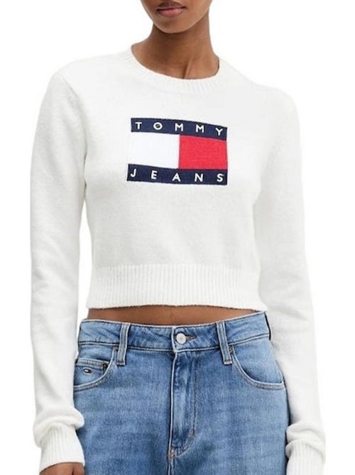 Sudadera Tommy Hilfiger con Logo Brillante para Mujer - Kiabi