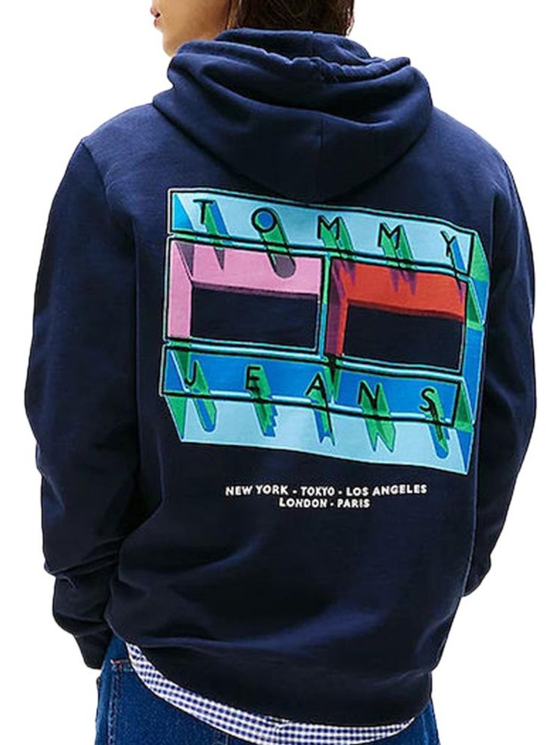 Sudadera Tommy Hilfiger para Hombre Azul marino - Kiabi