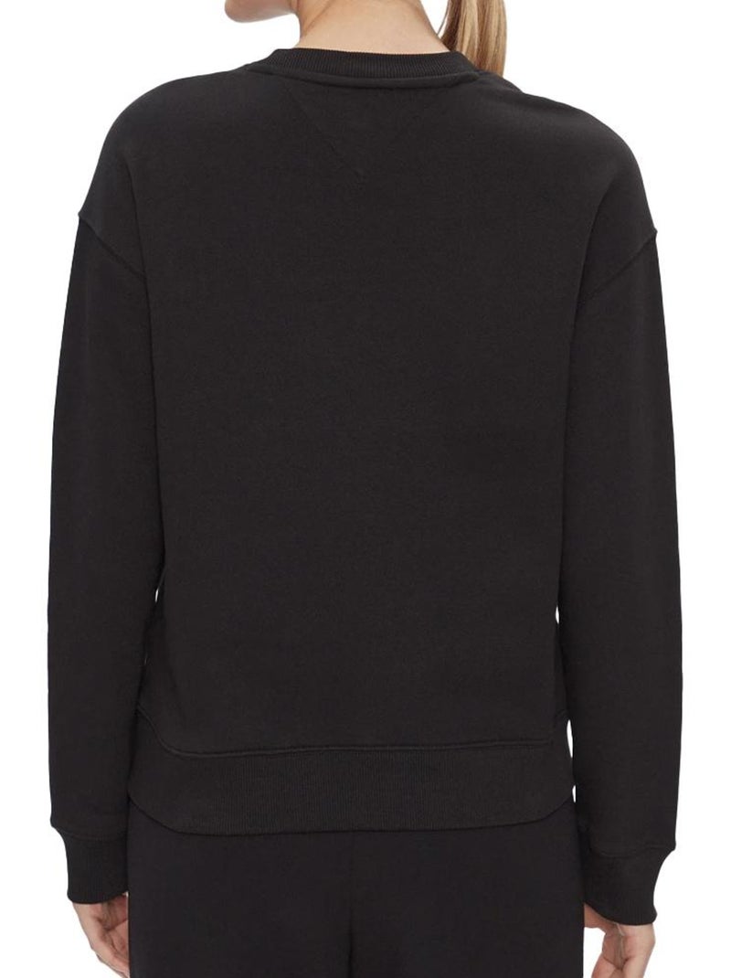 Sudadera Tommy Hilfiger para Mujer con Logo Negro - Kiabi