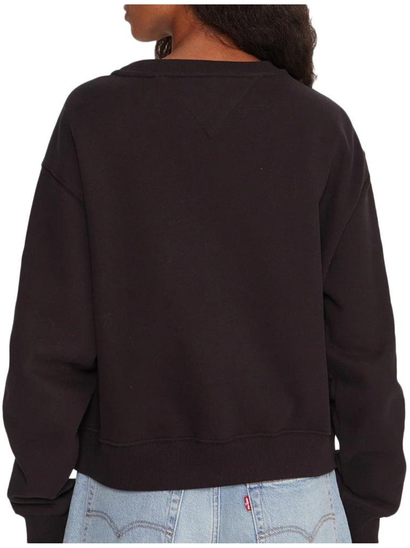 Sudadera Tommy Hilfiger para Mujer Negro - Kiabi