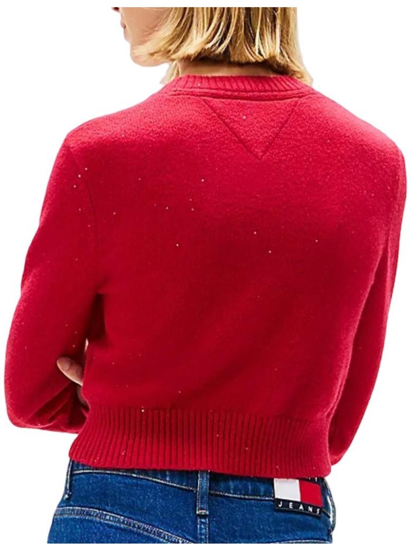 Sudadera Tommy Hilfiger para Mujer Rojo - Kiabi