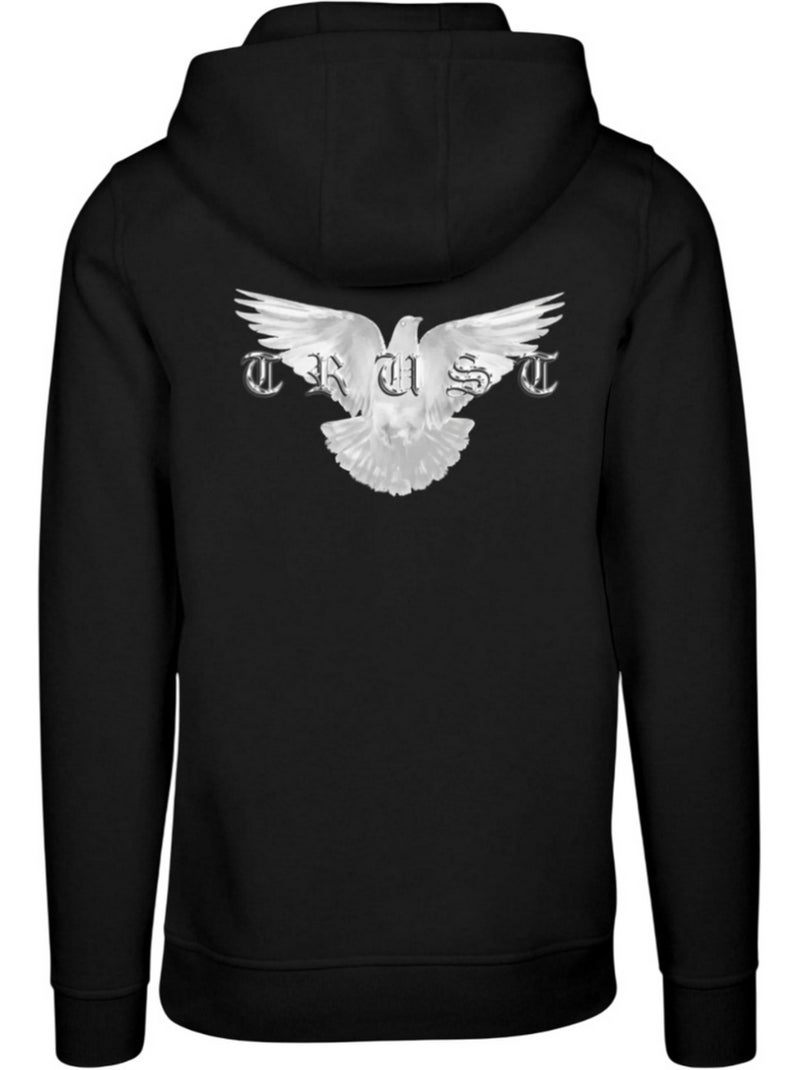 Sudadera trust diseño paloma para hombre - mister tee Negro - Kiabi