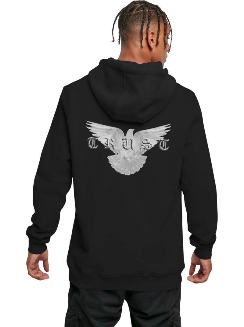 Sudadera trust diseño paloma para hombre - mister tee Negro - Kiabi