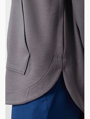 Sudadera túnica larga oversize con capucha y cremallera tommy